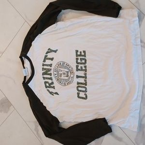 Trinity College Dublin Ireland Baseball Tee Jersey XXL Authentic
